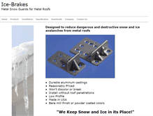 Tablet Screenshot of icebrakes.com